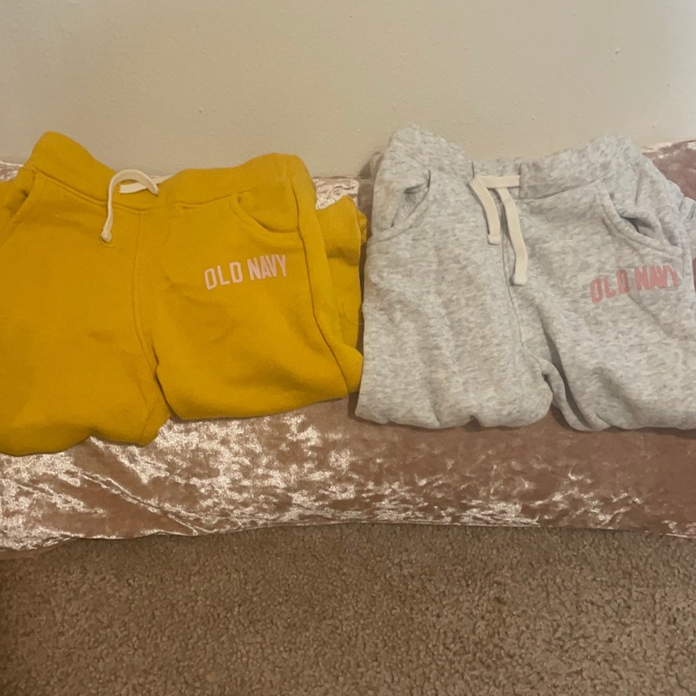 Two pairs of old navy toddler joggers